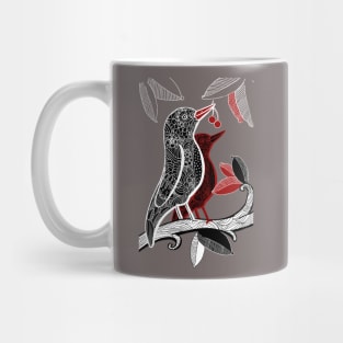 Black bird Mug